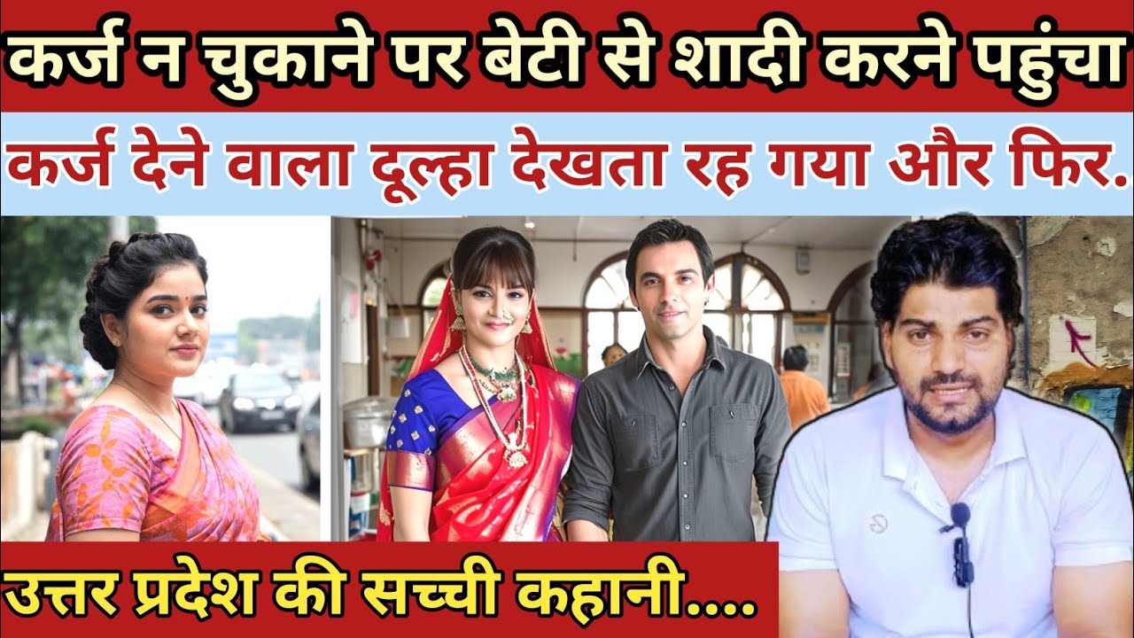 कर्ज न चुकाने पर बेटी से शादी करने पहुंचा कर्ज देने वाला दूल्हा देखता रह गया और फिर||Emotional Story