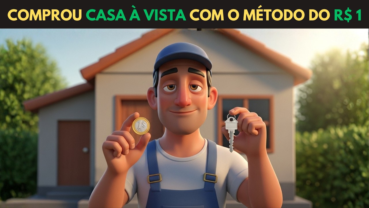 Como ZELADOR usou o MÉTODO do R$ 1 e comprou sua casa Própria à Vista
