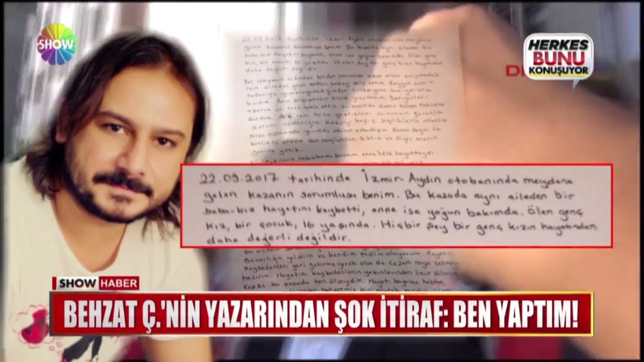 Behzat Ç.'nin yazarından film gibi itiraf!