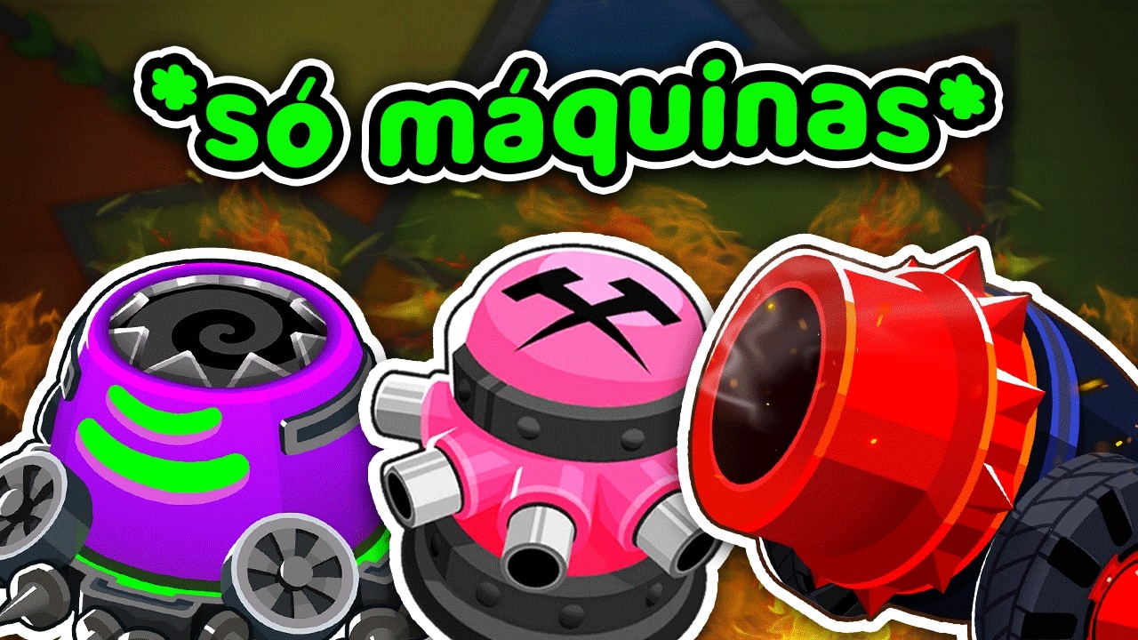 Desafio SÓ COM MÁQUINAS no bloons 😥🚫 SÍMIOS CAST EP.03