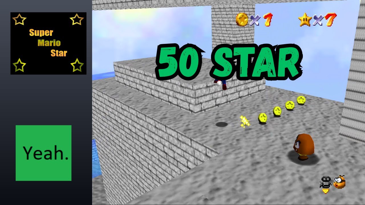 50 Star in 32:59 - Super Mario Star