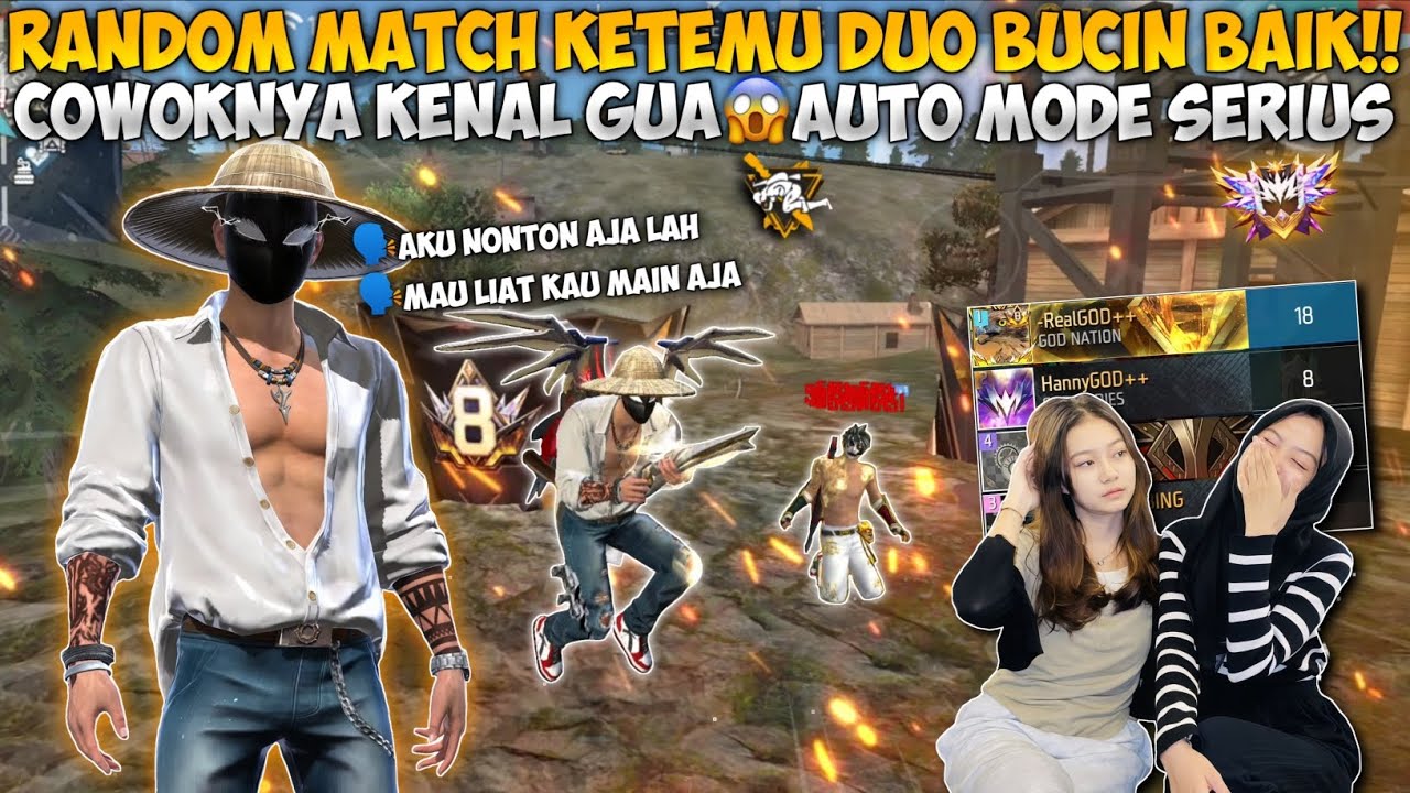 RANDOM MATCH KETEMU DUO BUCIN BAIK HATI!! COWOKNYA KENAL GUA AUTO GENDONG SAMPAI BOOYAH!!