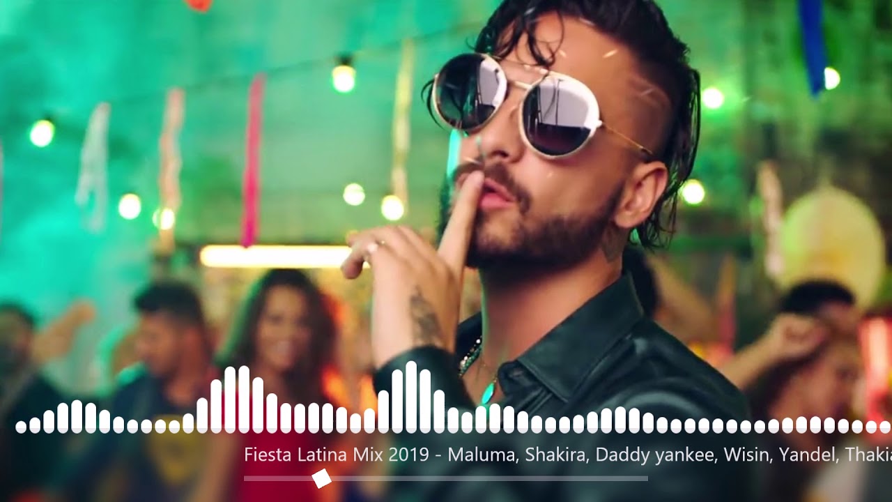 Fiesta Latina Mix 2019   Maluma  Shakira  Daddy yankee  Wisin  Yandel  Thakia   Musica Latina 20 exp