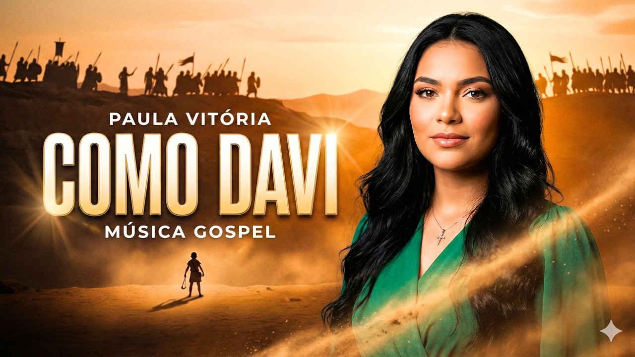 Paula Vitória — Como Davi (Davi vs Golias) | Música Gospel | História Bíblica