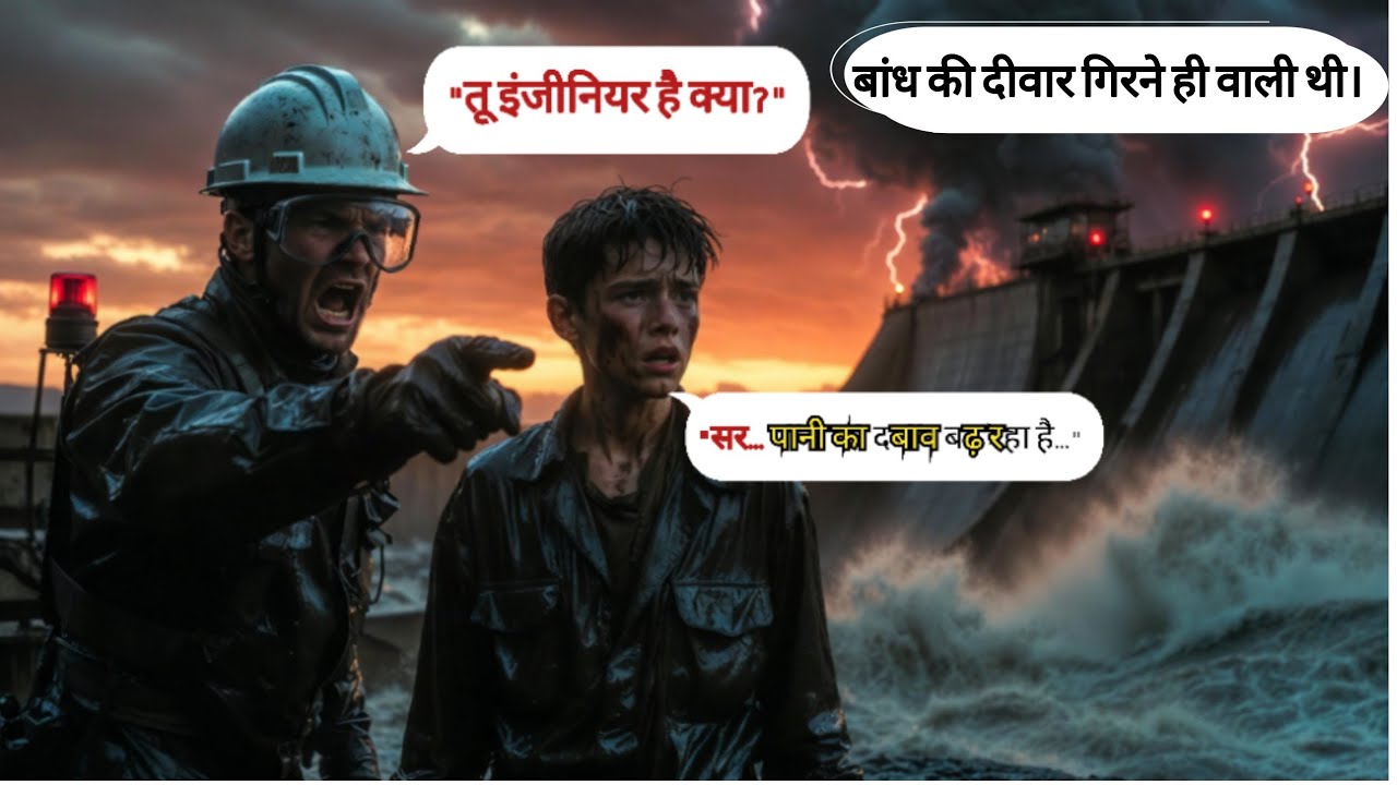 सिर्फ 20 मिनट बचे थे! 15 साल के लड़के ने डैम टूटने से बचाया | Emotional Hindi Story