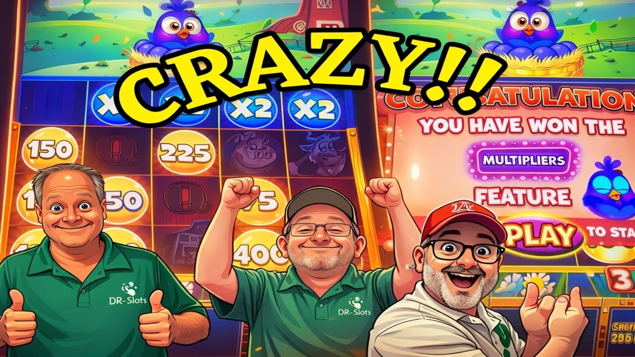 HOT New Slot at Coushatta!  Oriental Gongs to Start Crazy Chickens SHINES to end!