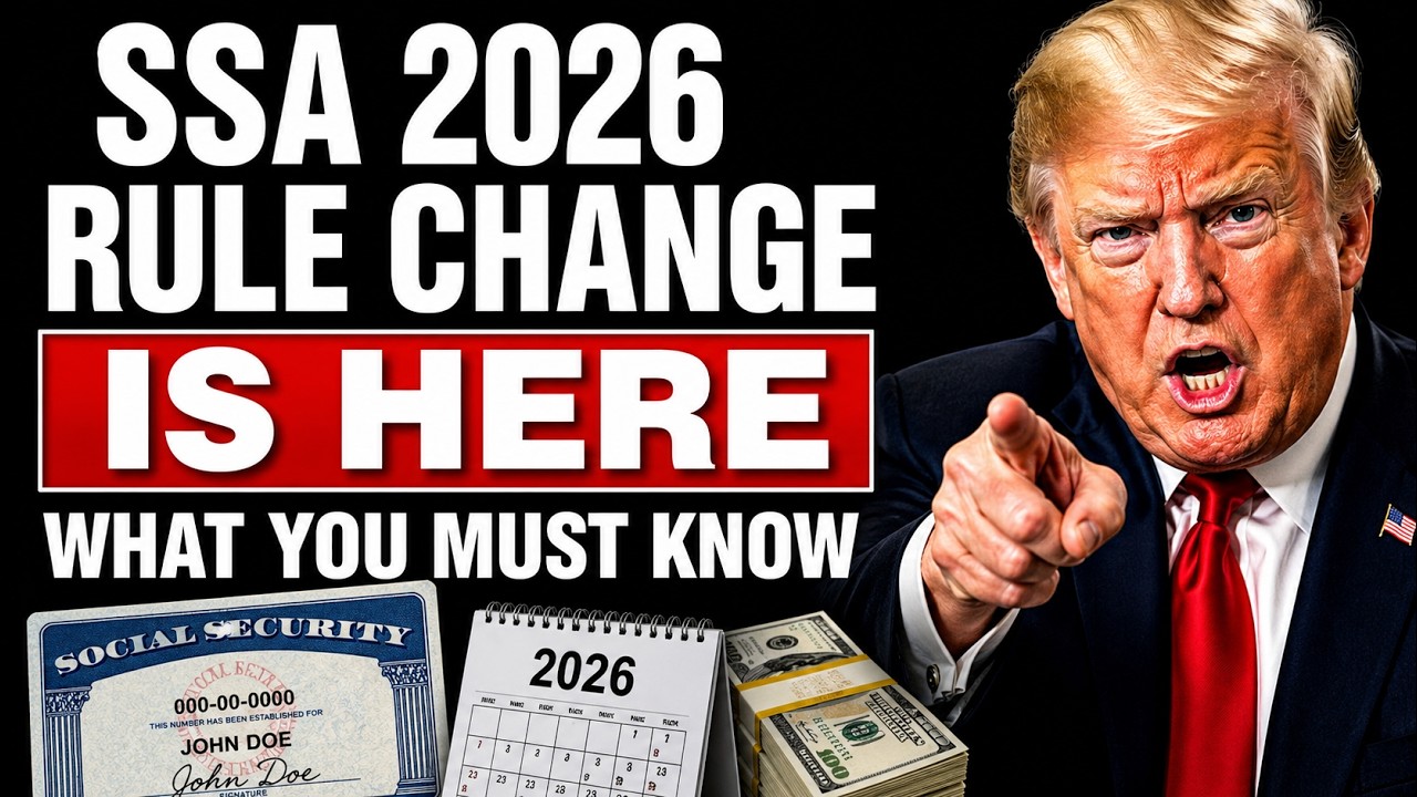 SSA 2026 Rule Change Is Here - Social Security, SSI & SSDI What You Must Know