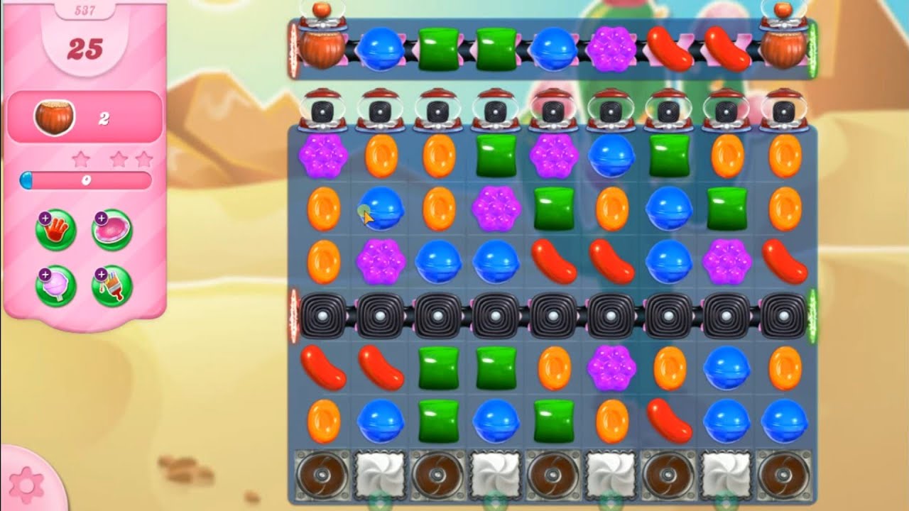 Candy Crush Saga Level 537 NO BOOSTERS