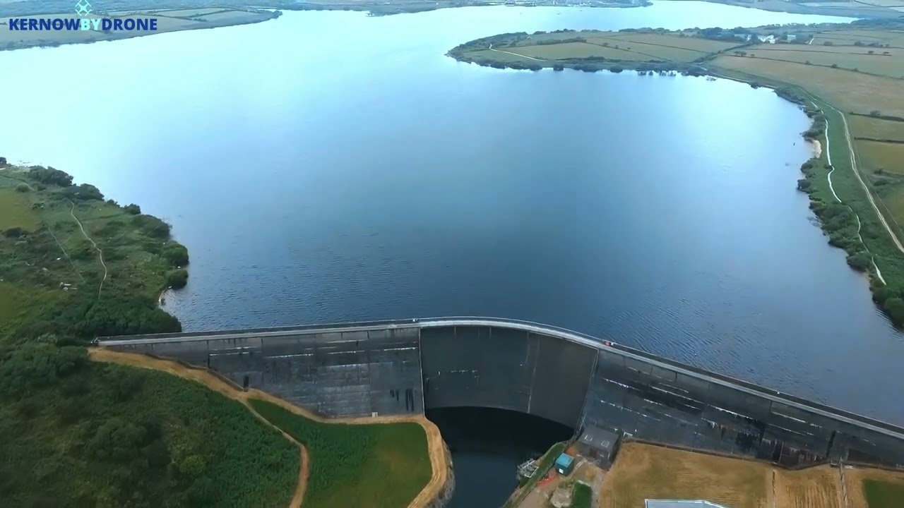 Discovering Stithians Dam: Cornwall's Majestic Water Reservoir | Kernow By Drone