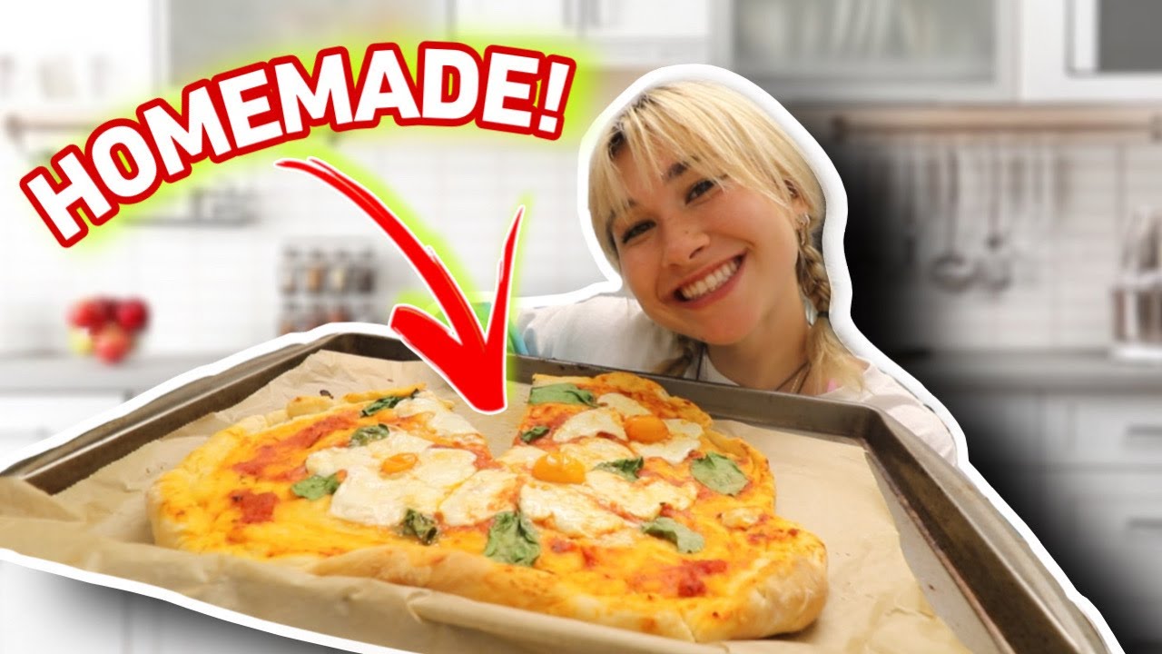 i was hungry so i made pizza