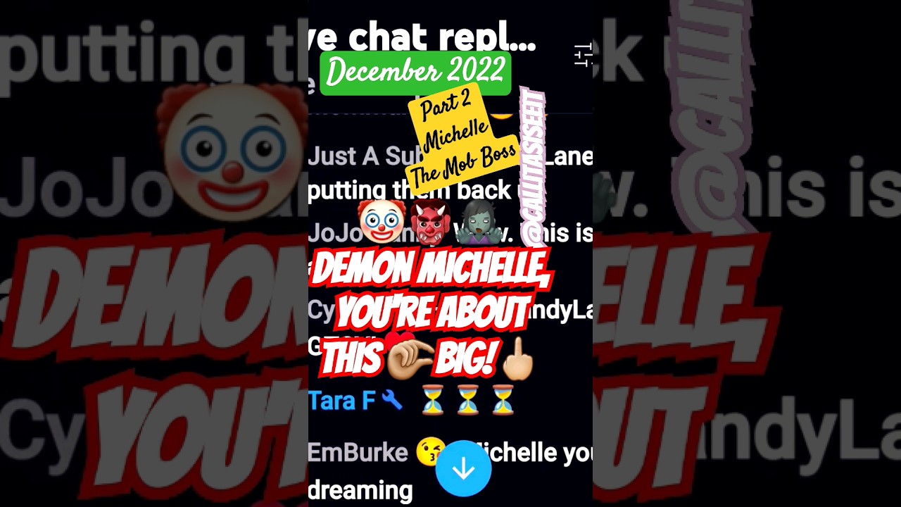 pt 2 Mob Boss #mglmichellegoeslive TRIES to dox!! #callitasiseeit