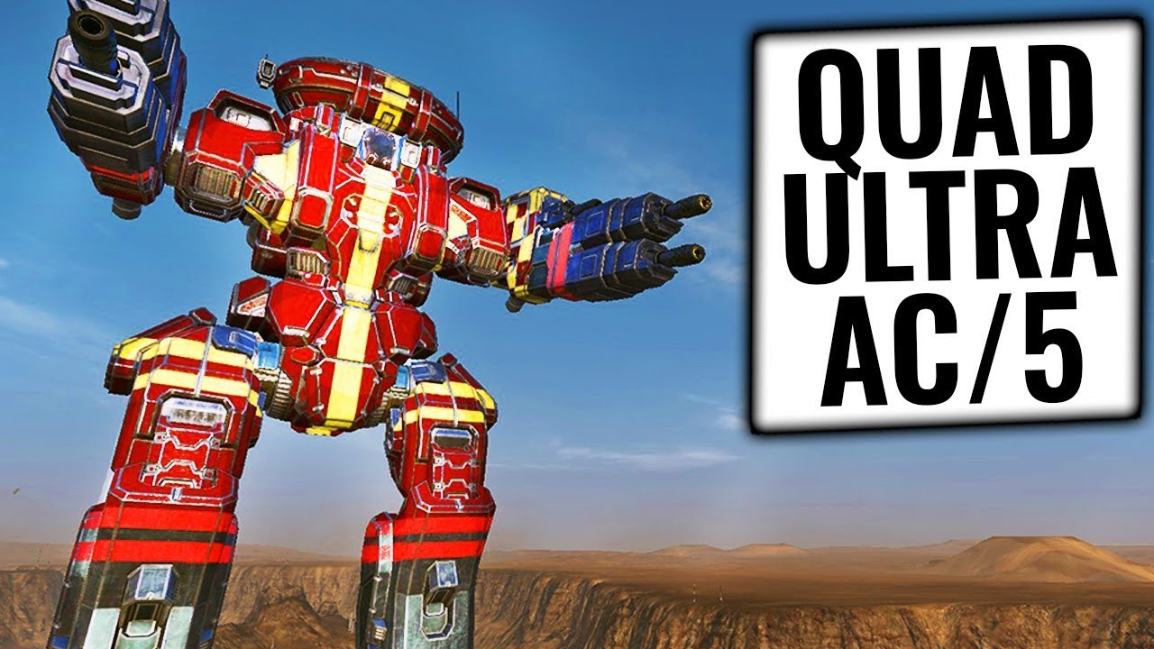QUADRUPLE DAKKA HUGS! - Rifleman IIC Build - German Mechgineering #40 - Mechwarrior Online 2019 MWO