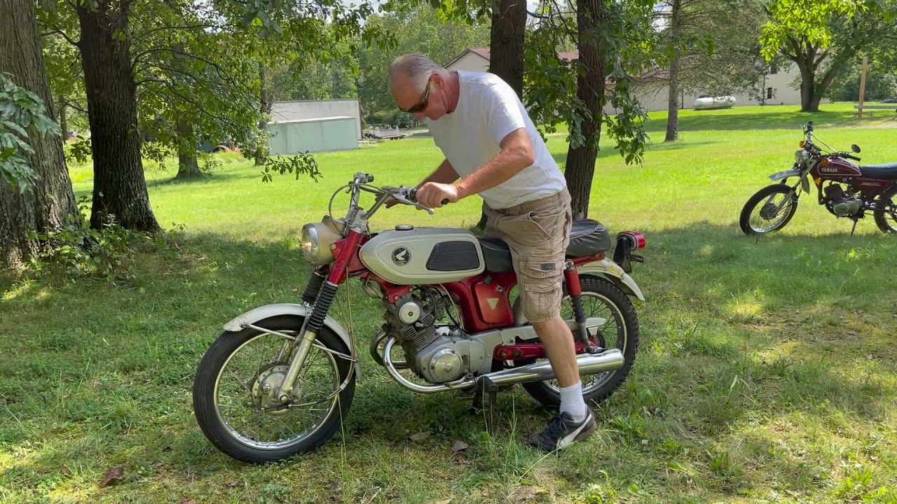 1967 Honda SS125A Super Sport Barn Find Survivor