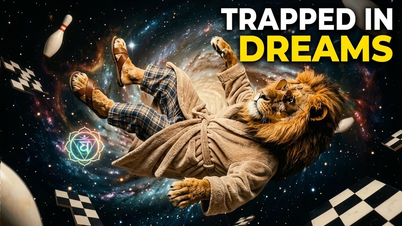 Lion Trapped in a Dreamlike Cosmic Void #shorts #ai  #aimusic