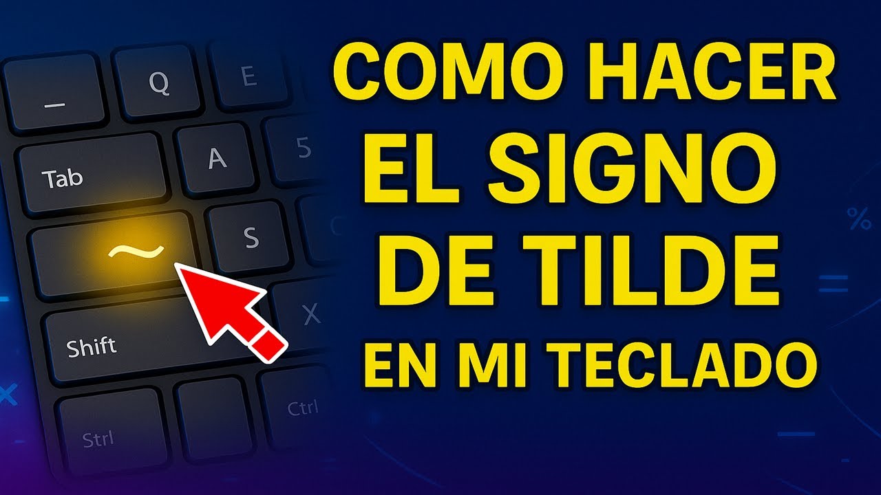 🤯 TRUCO 2023: Escribe la Tilde (~) en Windows, Mac y Word en Segundos