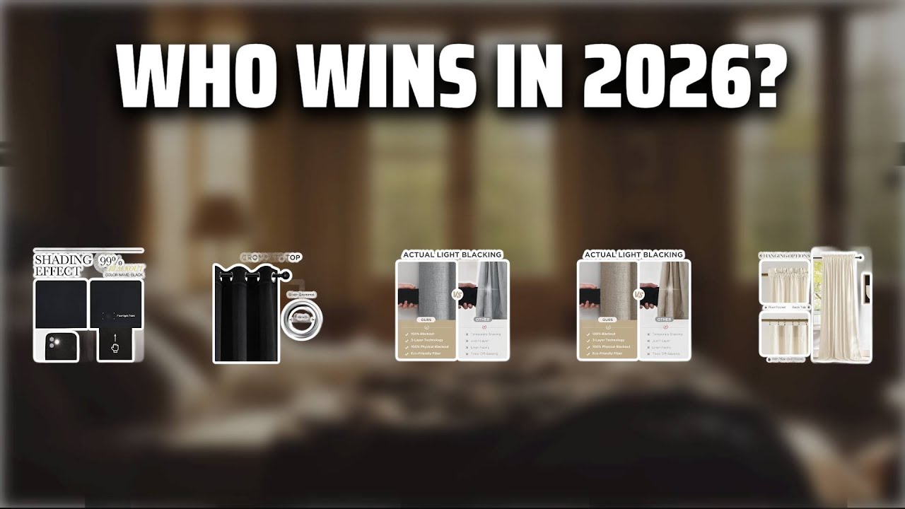 The Top 5 Best Blackout Curtains in 2026 - Must Watch Before Buying!