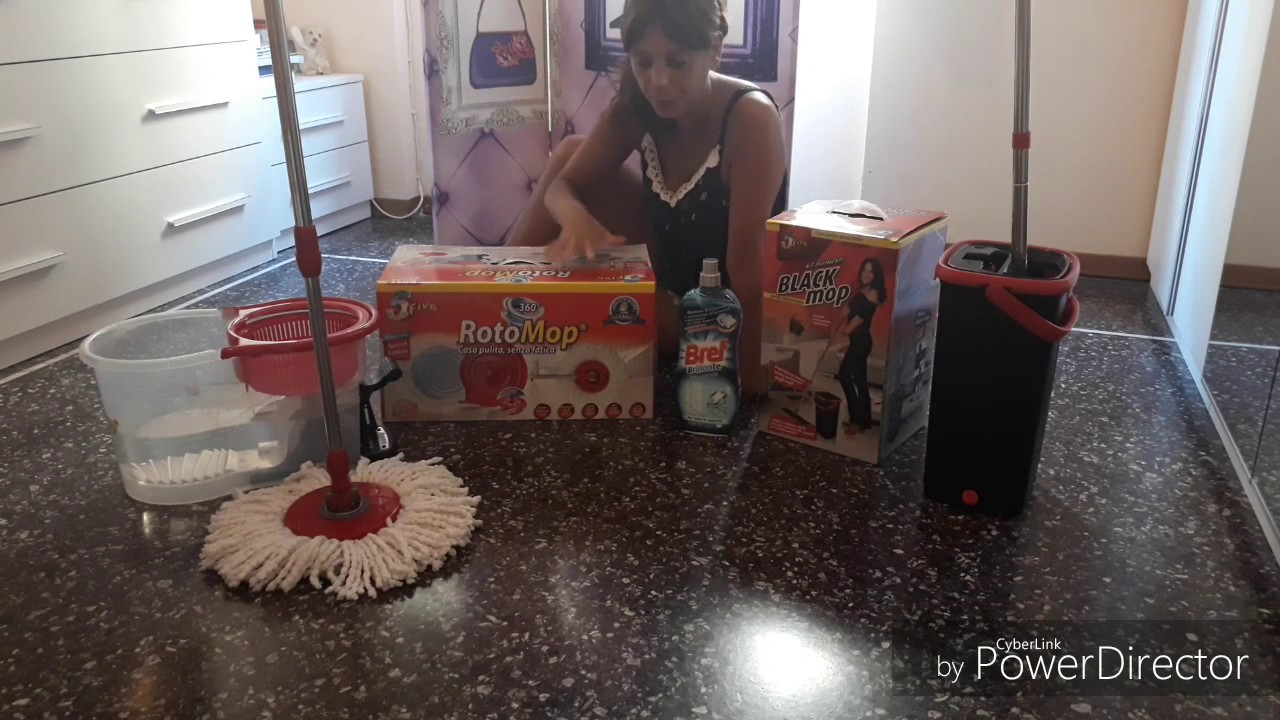 ROTO MOP E BLACK MOP A CONFRONTO CON DIMOSTRAZIONE