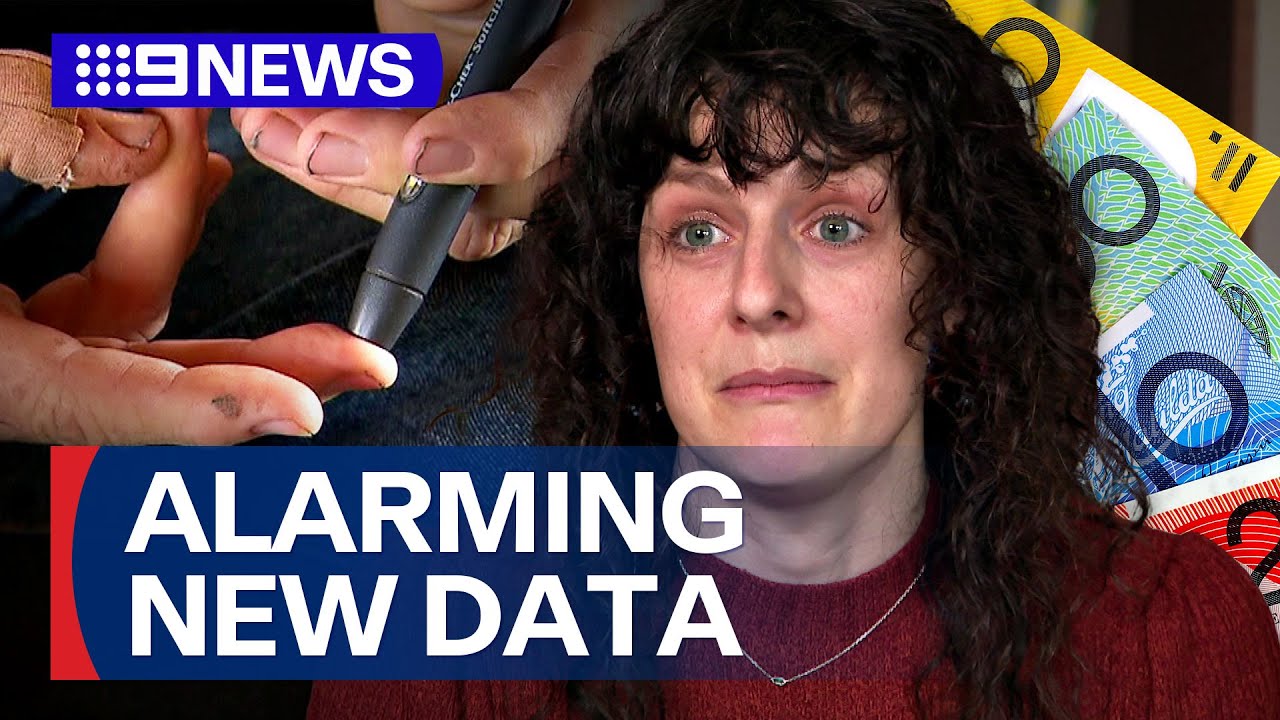 Aussies with diabetes avoiding treatment due to cost, alarming data shows | 9 News Australia