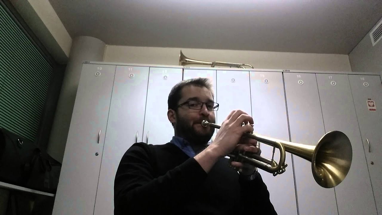 Michał Bylica Selmer Concept TTM trumpet  playing