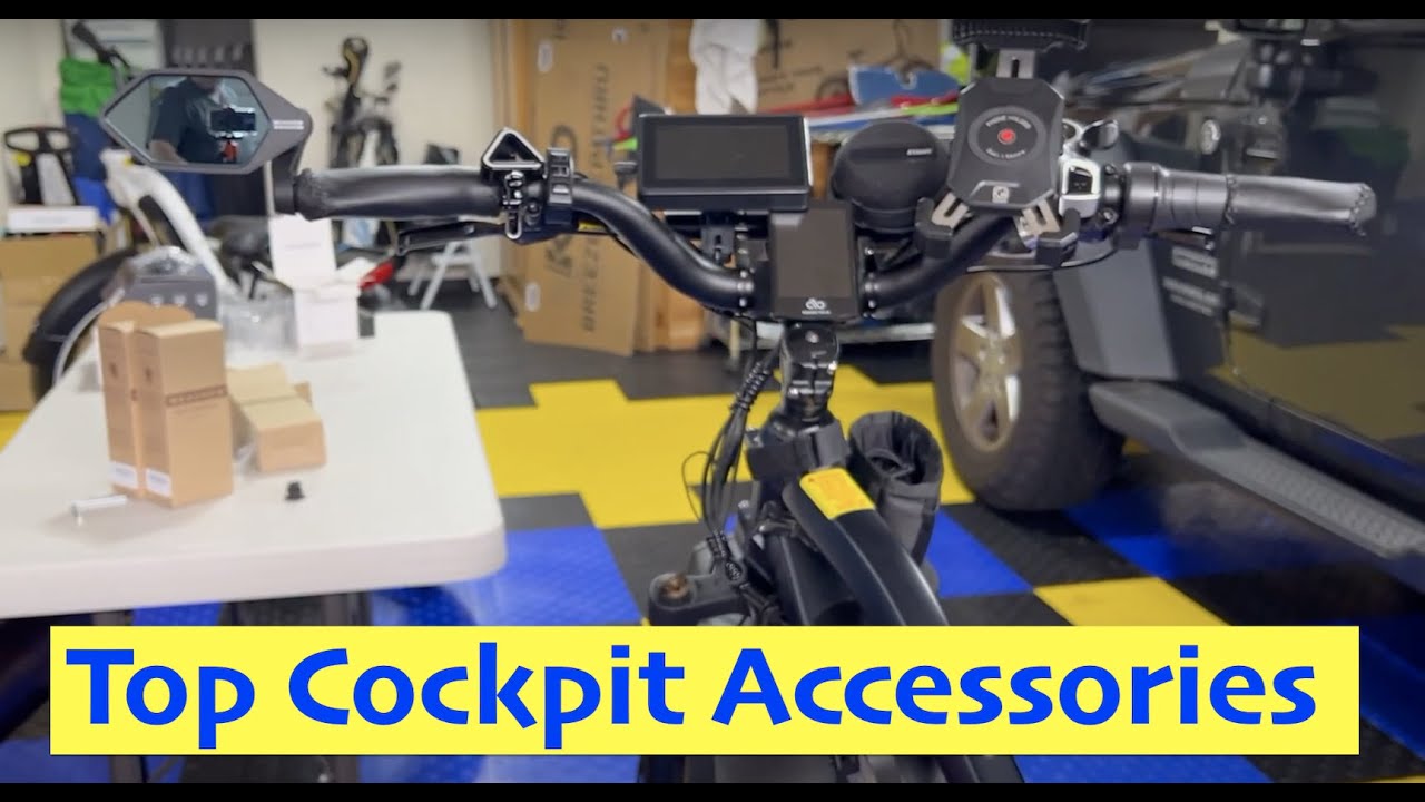 Cool Accessories for my cockpit on the Magicycle Fat-Tire e-bike