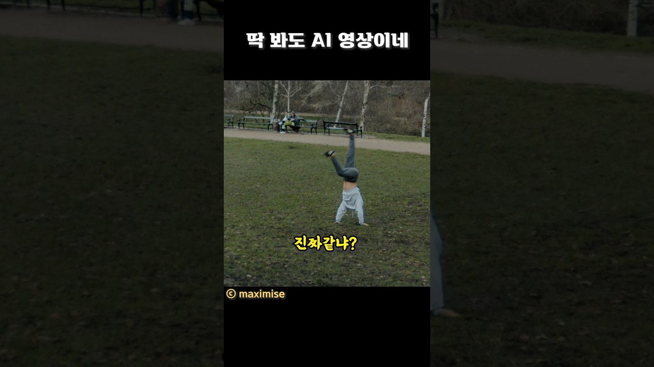 딱 봐도 AI 영상이네