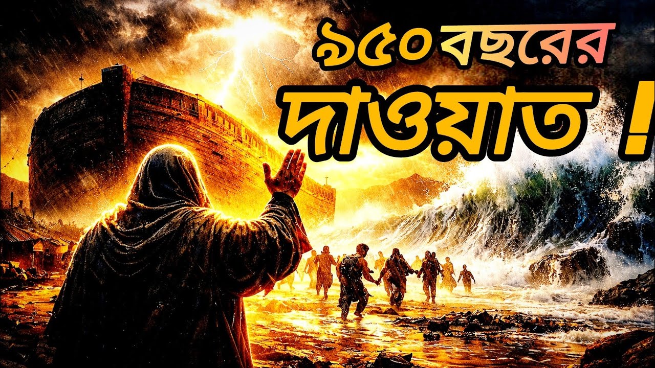 মহাপ্লাবনের আগে নূহ (আ.)-এর ৯৫০ বছরের সতর্কবার্তা Prophet Nuh (AS) and the Great Flood