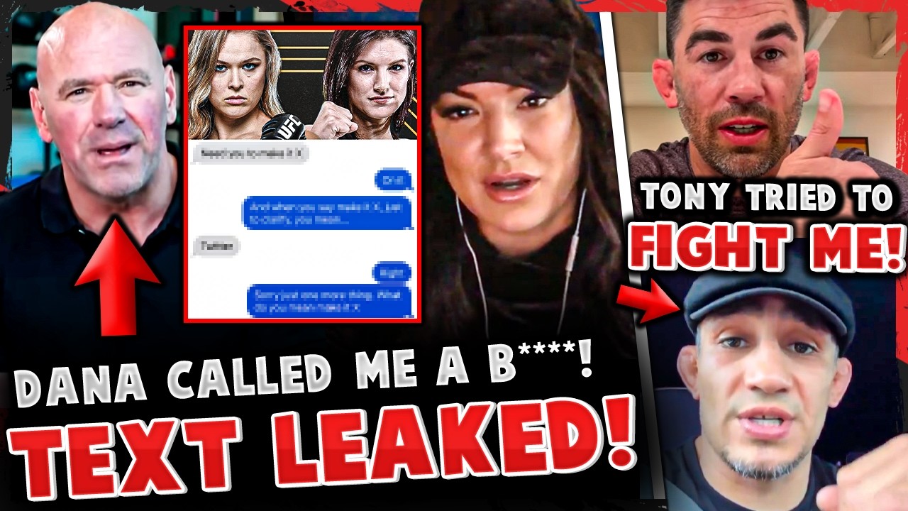 Dana White NASTY TEXT MESSAGE LEAKED! Tony Ferguson TRIED TO FIGHT Dominick Cruz!?