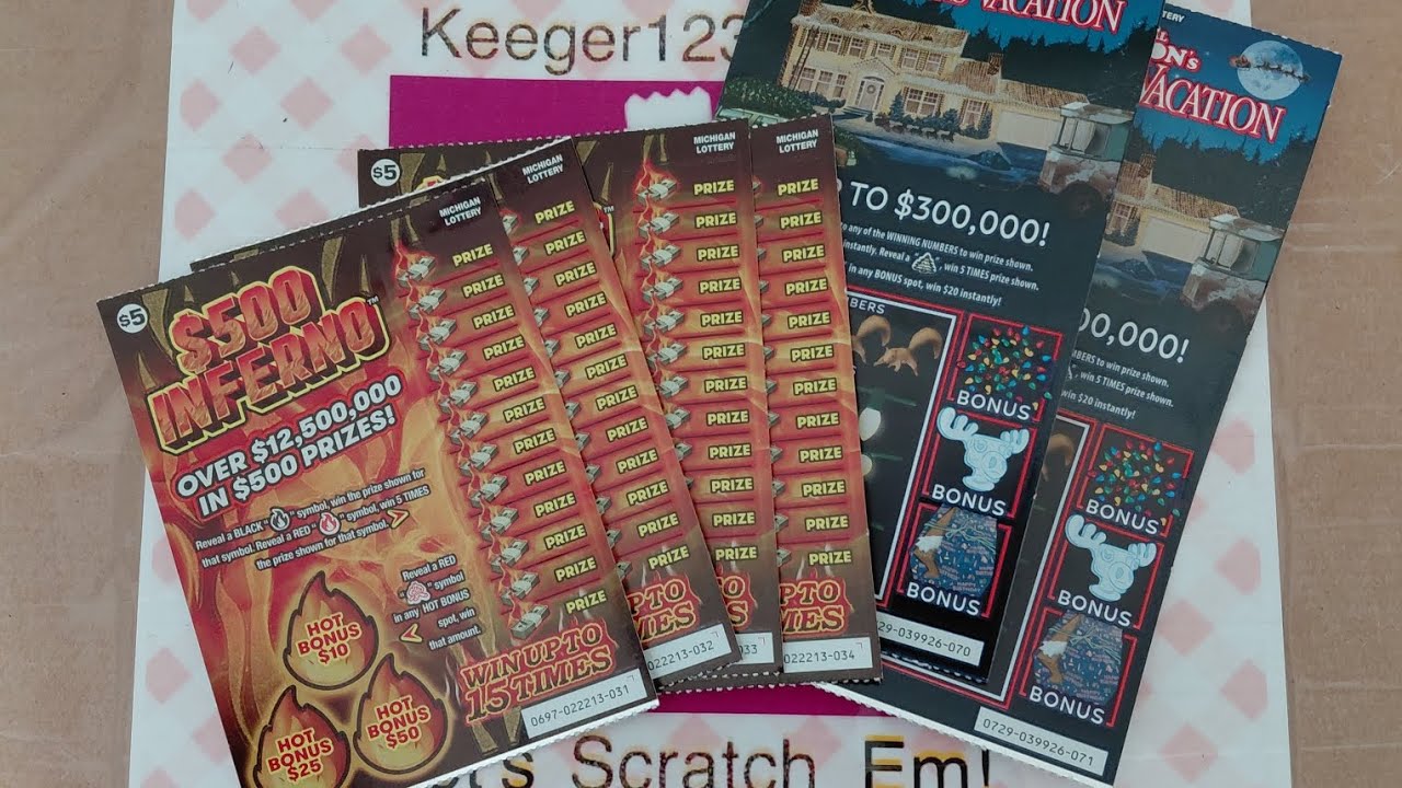 Keeger return again! $30 in $5 tickets with nice winners! #michiganlottery