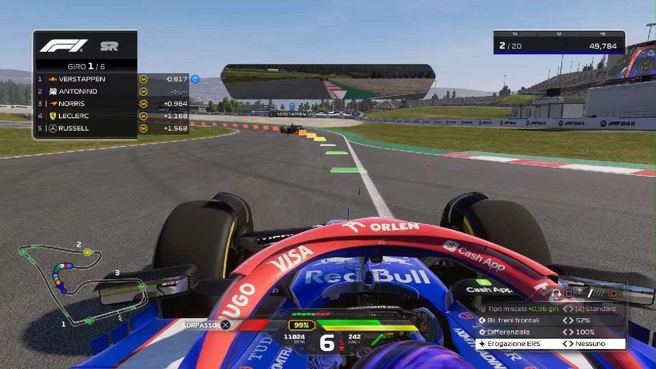 F1 24 GP#10 SPAGNA RITIRATO MA SI PUO ANCORA FARE DOPO GARA
