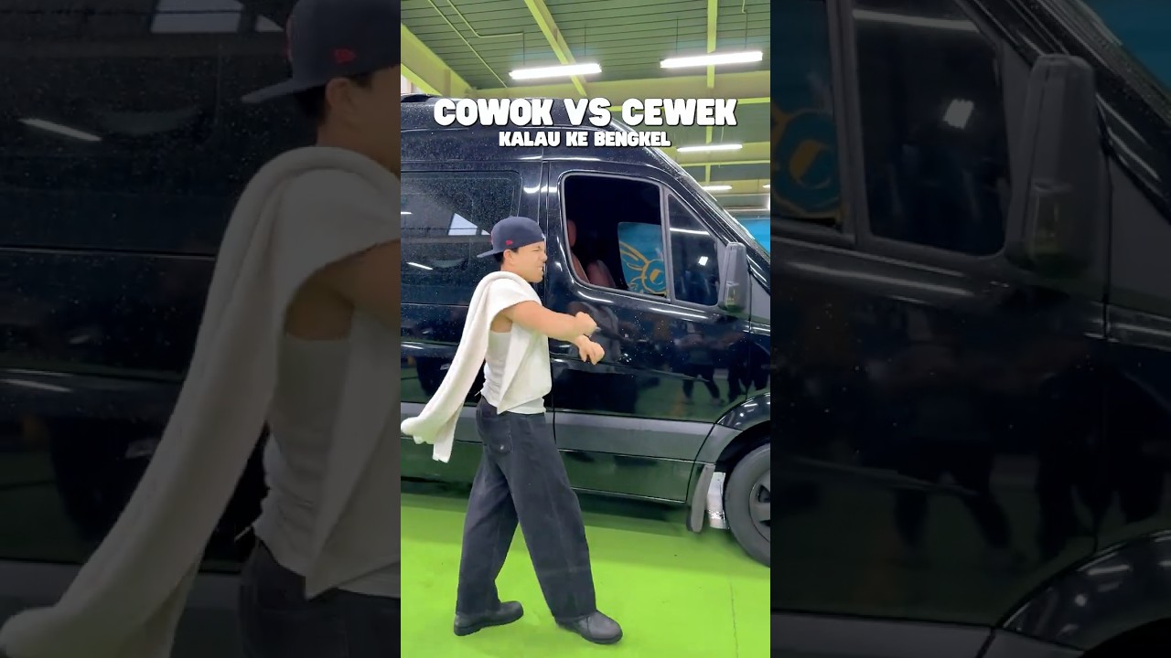 Cowok vs cewek kalau ke bengkel !! @bengkelmobilbos sih pasti ngerti, terpercaya