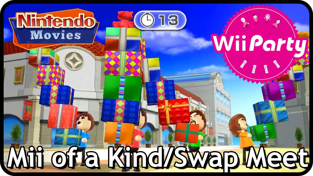 Wii Party - Mii of a Kind/Swap Meet (4 Players, Maurits x Rik x Jop x Danique)