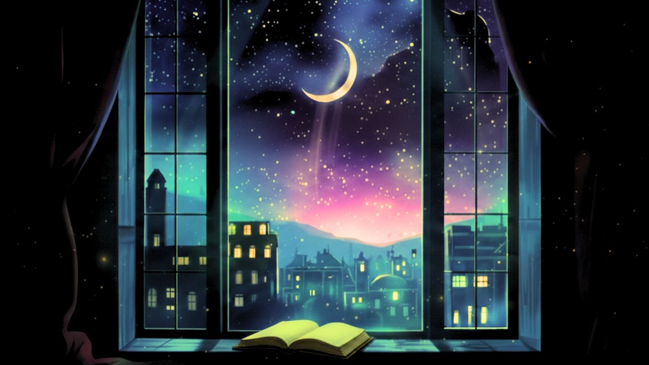 Japanese Ambient - 黄金色の夜明けと静寂の書斎 - Golden Dawn & Zen Library for Sleep
