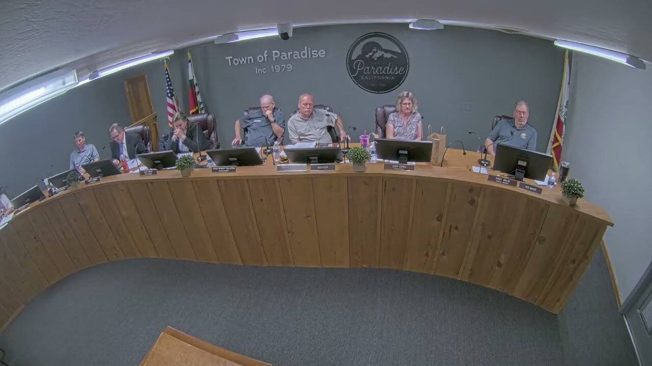 Town of Paradise Town Council Meeting 6 14 22