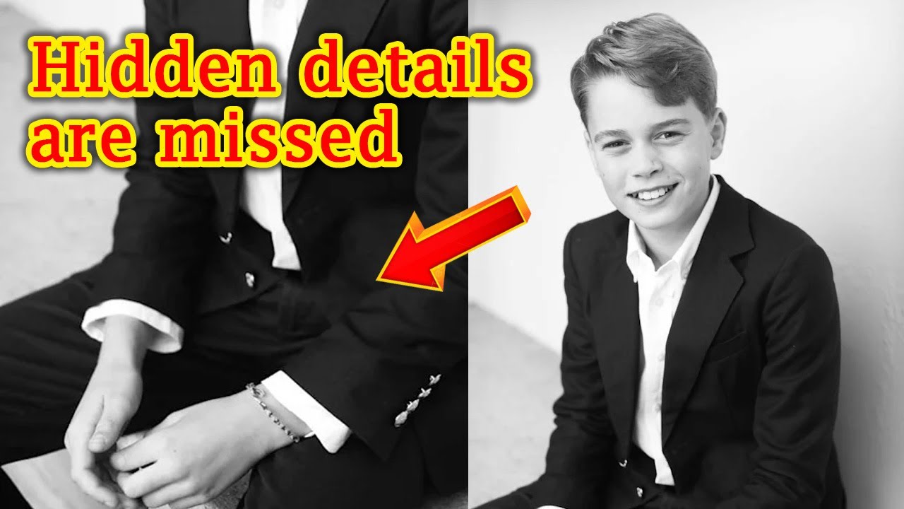 The hidden detail in Prince George's birthday portrait many fans missed