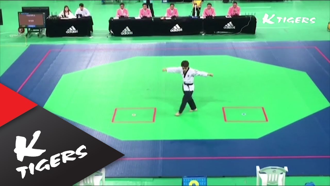자유품새1위 K타이거즈 한영훈 [Free style poomsae 1st place K-Tigers Han Young-hun]