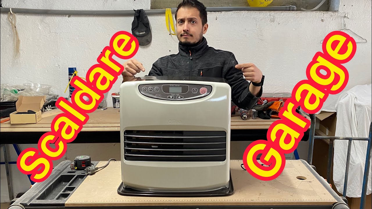 Come scaldare casa garage laboratorio cantina fai da te senza canna fumaria  stufa laser Qlima