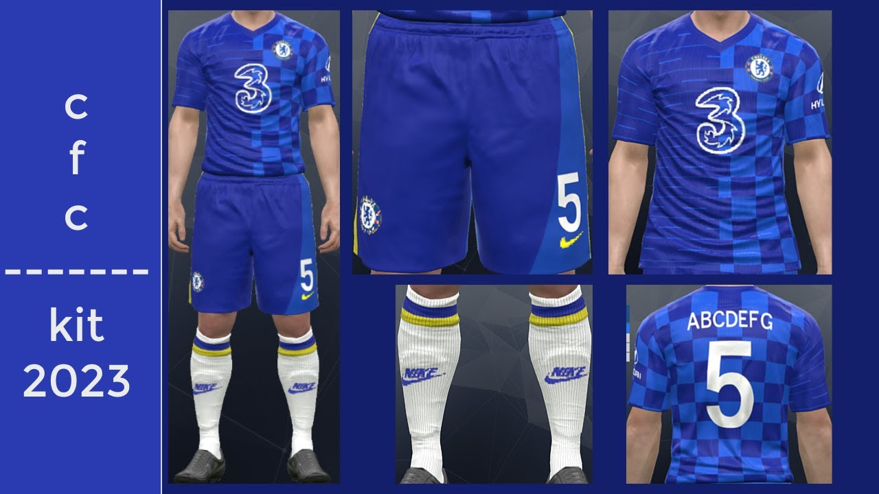 كيفية صناعة طقم تشيلسي لموسم 2023 في بيس How to make the Chelsea's 2023 kit in PES
