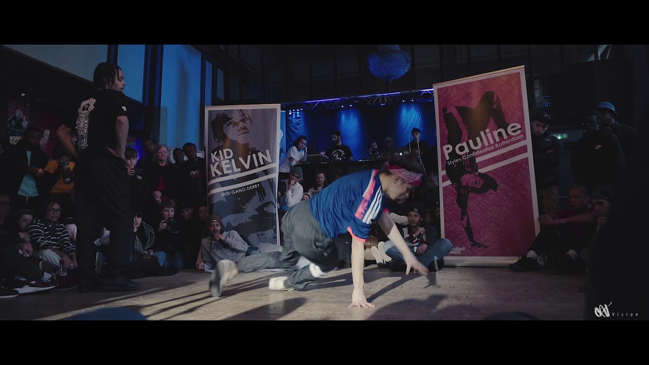 Bgirl Pauline Vs Bboy Kelvin Rain Spring Jam 2018 | Exhibition Battle