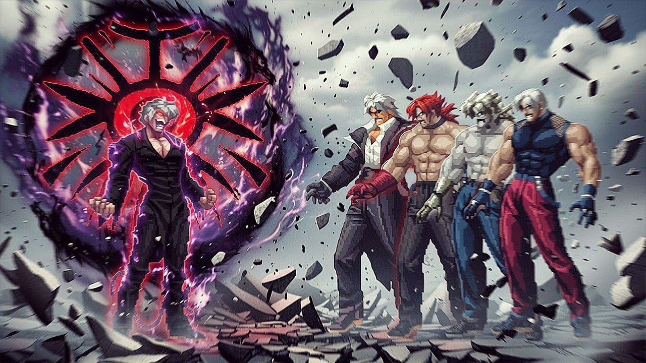 [KOF Mugen] Iori Yagami G.S Vs Rugal Bosses Team