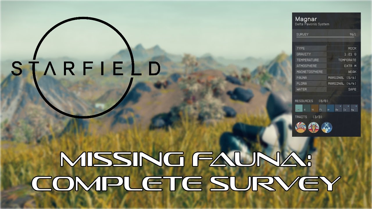 How to find missing fauna while surveying | Starfield