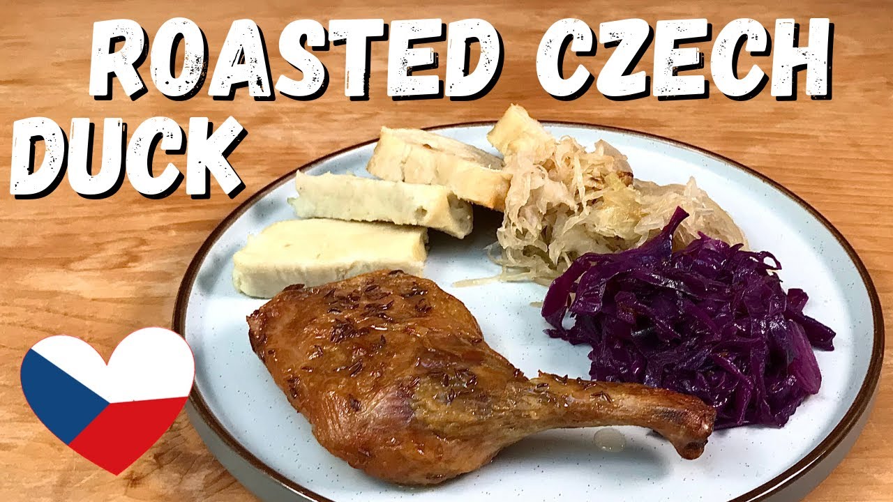My Favourite Food from Prague | Roasted Czech Duck | with Bread + Potato Dumplings