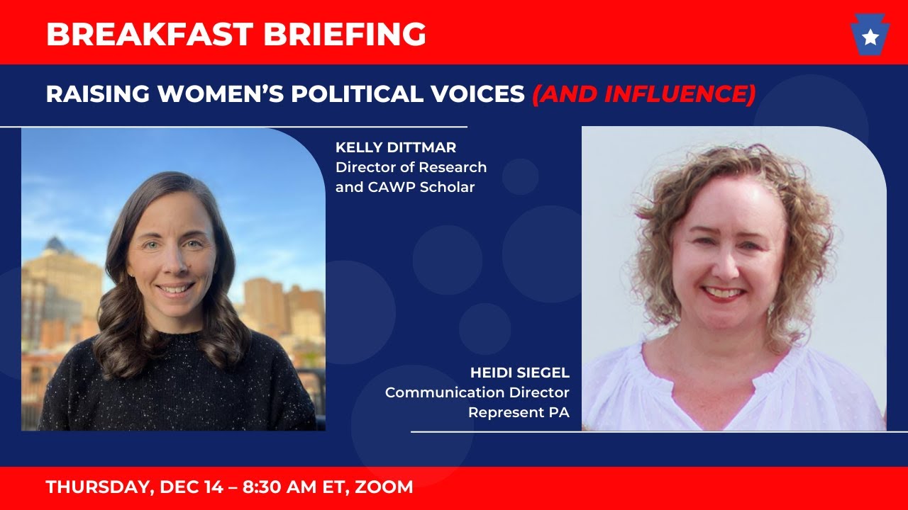 Breakfast Briefing: Raising Women&rsquo;s Political Voices