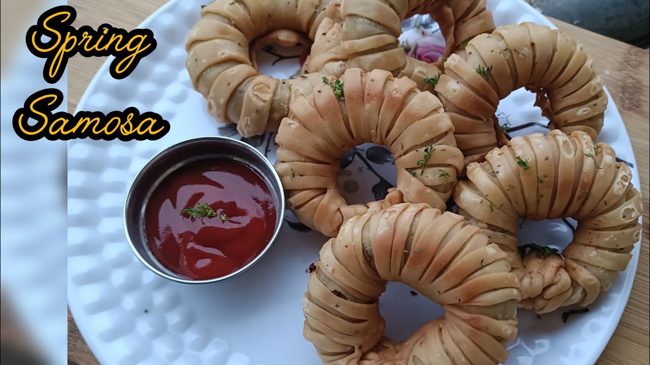 Spring samosa recipe|Evening snacks|spring samosa|snack recipe|potato snacks recipe