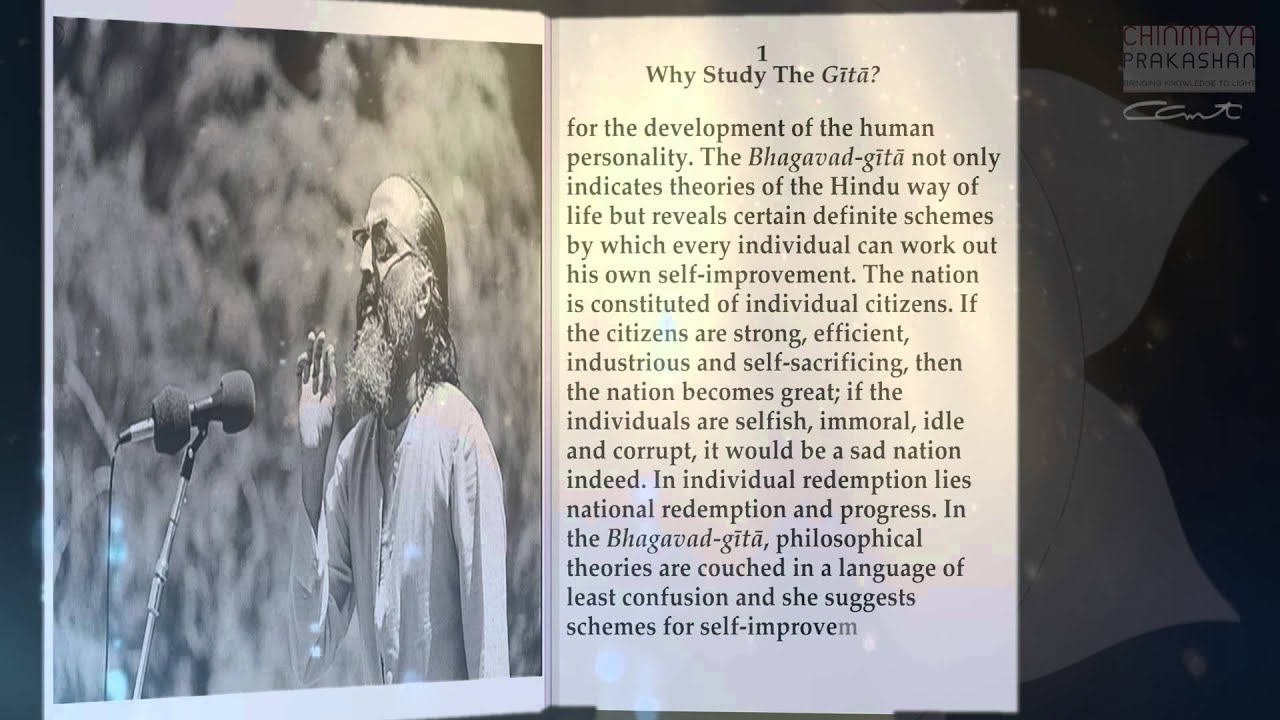 The Art of Man Making: Chapter 1 - Why study The Gita? | #ChinmayaMission | #GeetaCapsule