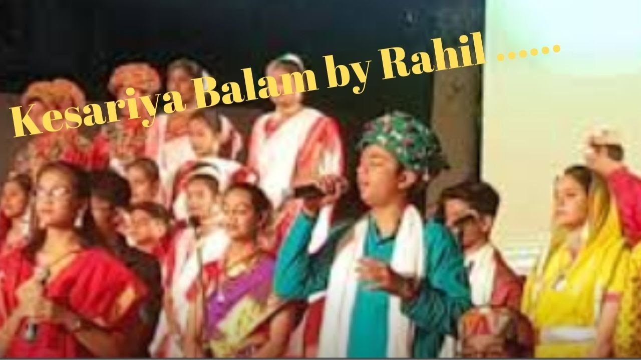 Kesariya Balam by Rahil Sanjeev at his School THE SANSKAAR VALLEY on FOUNDERS DAY