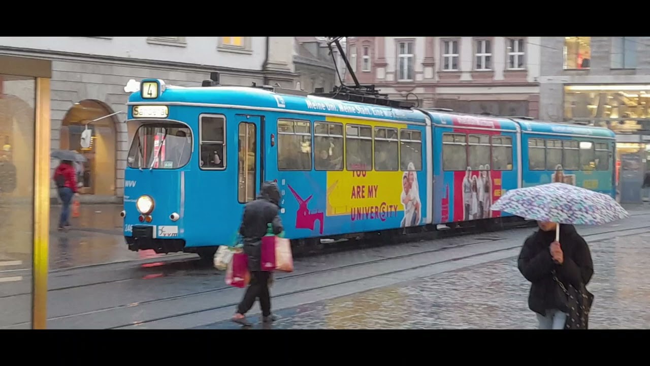 W&uuml;rzburgers Duewags WVV Retten W&uuml;rzburg weil die GT-N Abgestellt werden mu&szlig;ten.