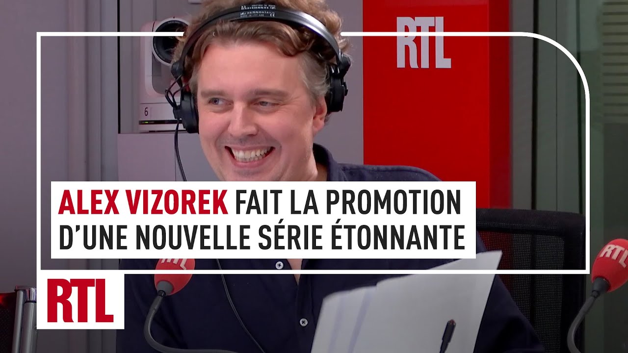 Alex Vizorek fait la promotion d'une nouvelle série étonnante : 