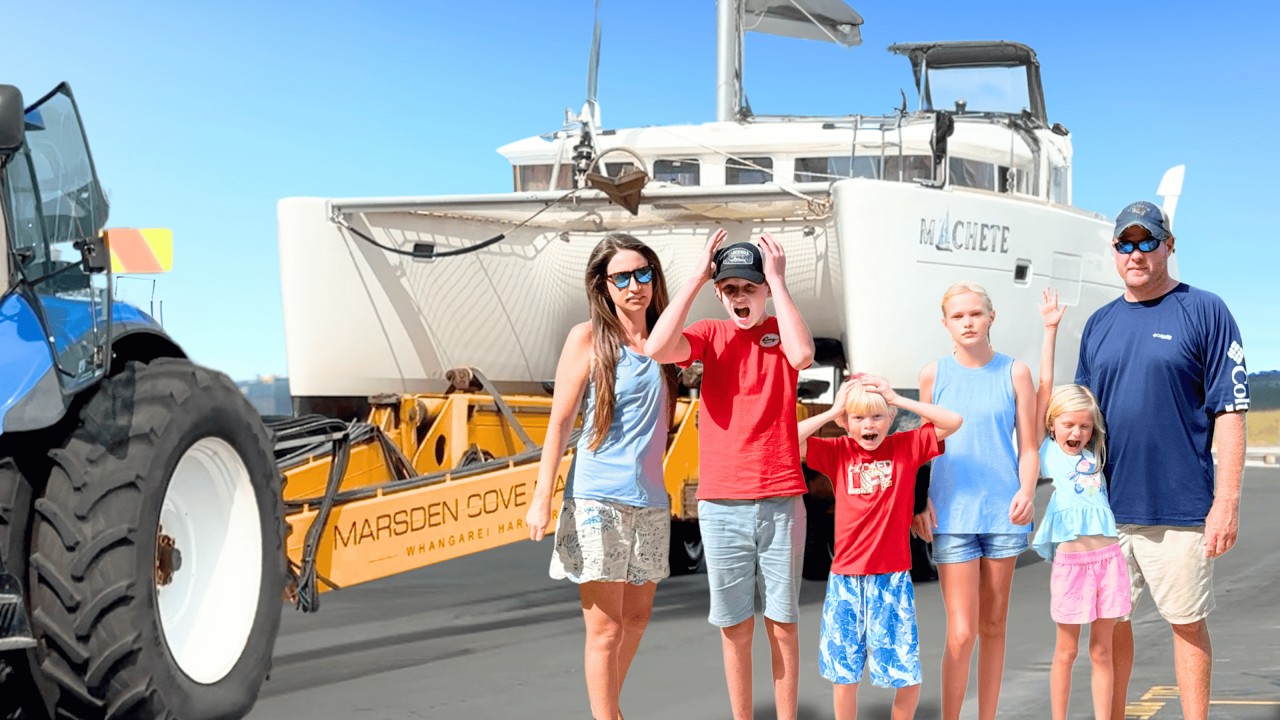 Catamaran Haul Out in New Zealand! 🇳🇿