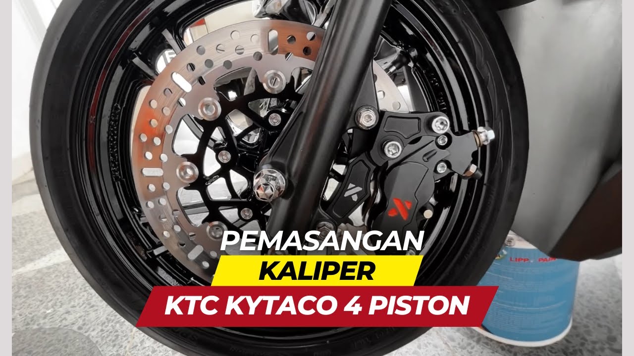 PASANG KALIPER KTC KYTACO 4 PISTON DI VARIO