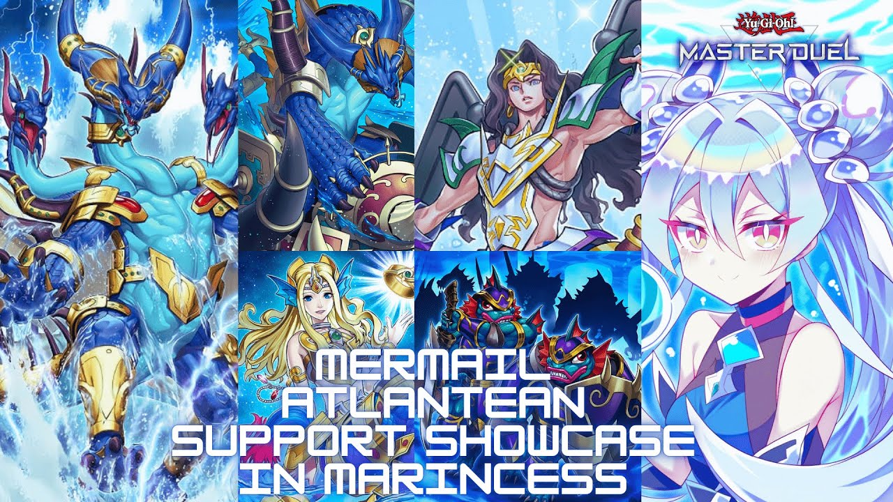 THE NEW MERMAIL ATLANTEAN CARDS WILL BE INSANE IN MASTER DUEL- FUTURE SHOWCASE REPLAYS-MDPRO3